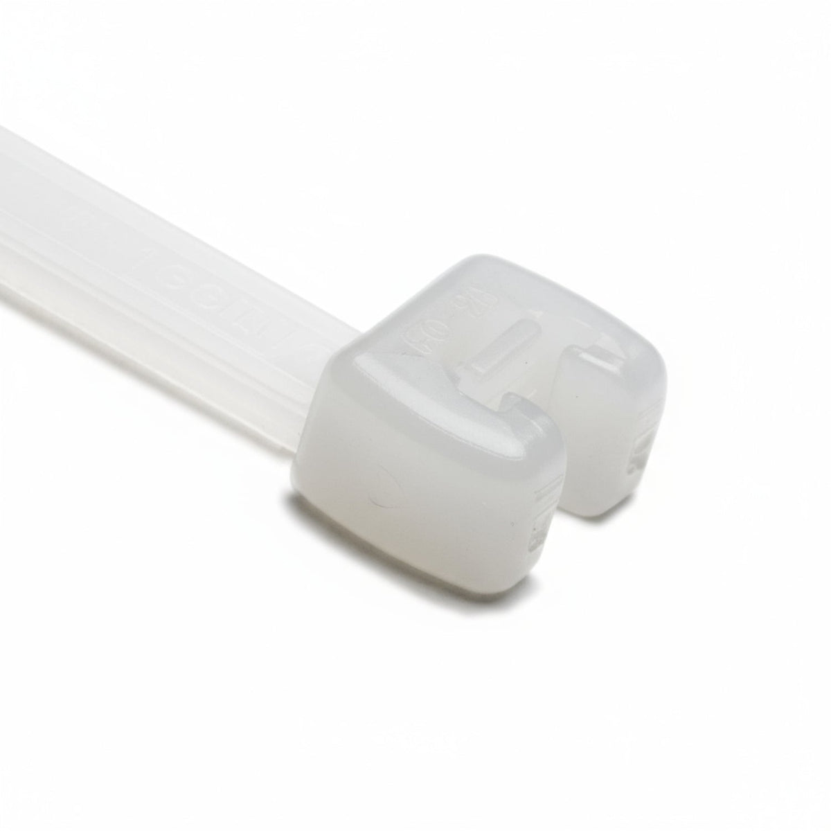 HellermannTyton 109-00136 Q Tie, 11.4" Long, 50lb Tensile Strength, PA66HS, Natural, 100/Bag