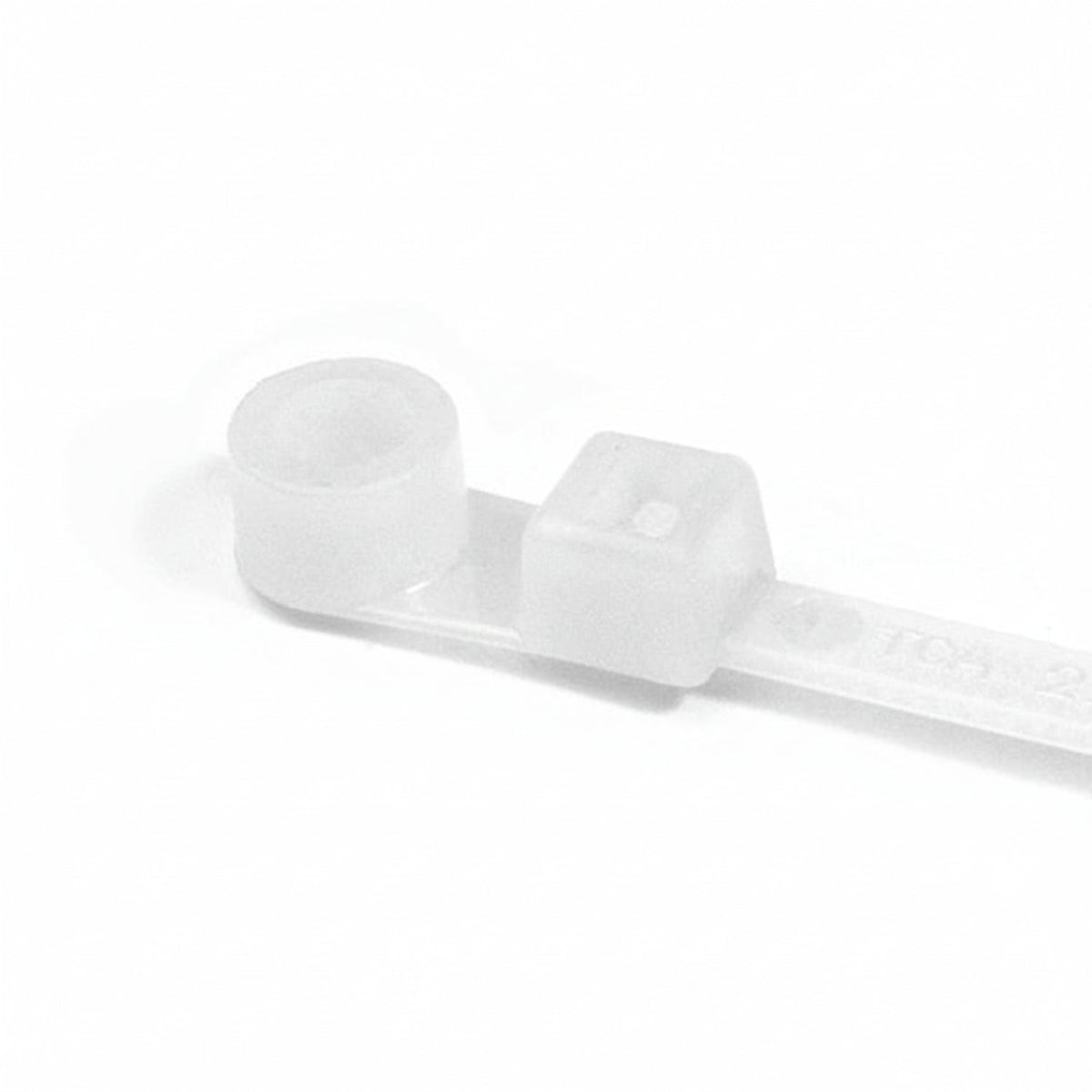 HellermannTyton T120MR9H4 Screw-Mount Cable Tie, 15.6" Long, #1/4 Screw, 4.02" Max Bundle Dia, 120lb, PA66, Natural, 500/bag
