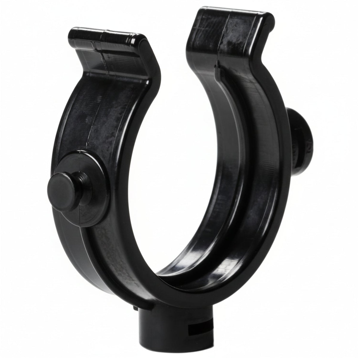 HellermannTyton 161-64010 Helawrap, Accessory Clip, HWCLIP30, 1-1/4" Dia, PA66HIRHS, Black, 50/pkg
