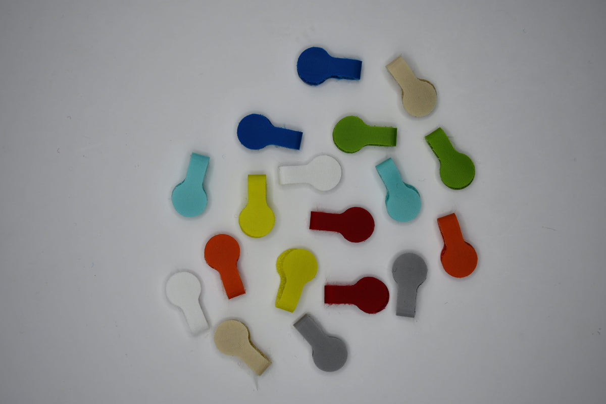 Grizzly Supply Assorted Color Mini Cable Label 20/pk