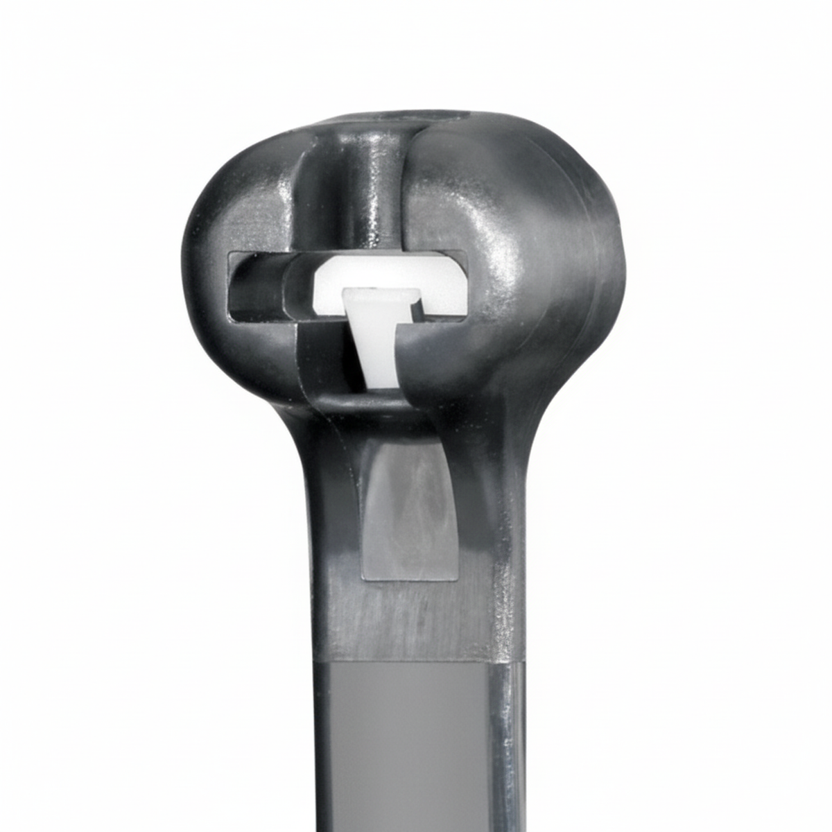 Panduit 15" 120lb Black UV Weather Resistant Dome-Top Barb Ty Cable Ties 50/bag, Part #BT4LH-L0