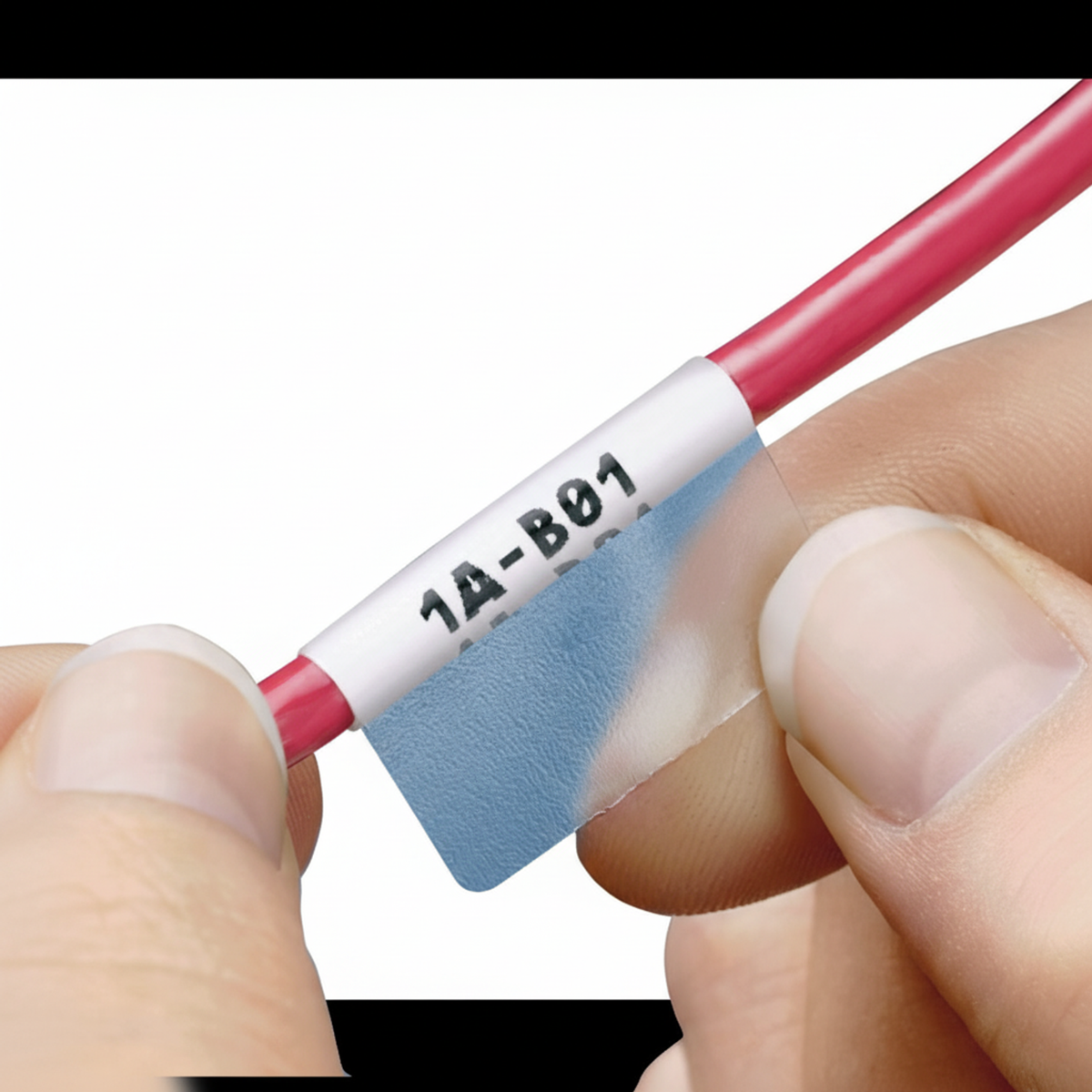 Panduit S050X150YAJ Self-Lam, Polyester, White, 5000 Lbls, L/IJ, 1.5"x0.5", 0.5" PO H