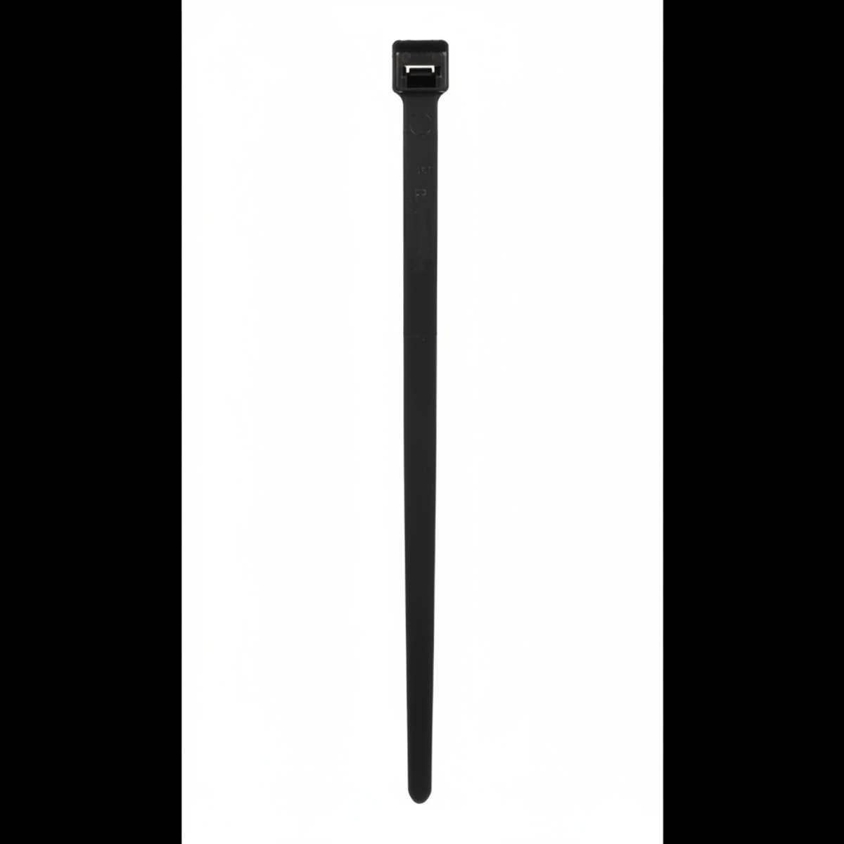 Pan-Ty® PLT8LH-C120 Cable Tie, Black, UV Nylon 12, 27.6"L, 90lb, PK100