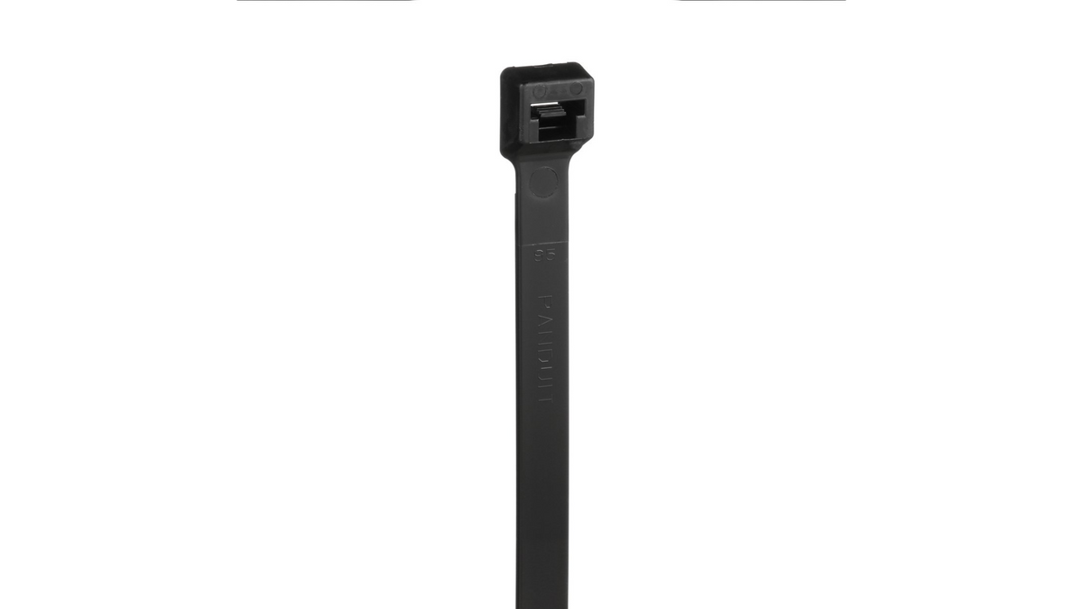 Panduit PLT5H-C0 Pan-Ty® Locking Cable Tie, Black, 17.7" Length, 175 lb Tensile Strength, 100/Bag