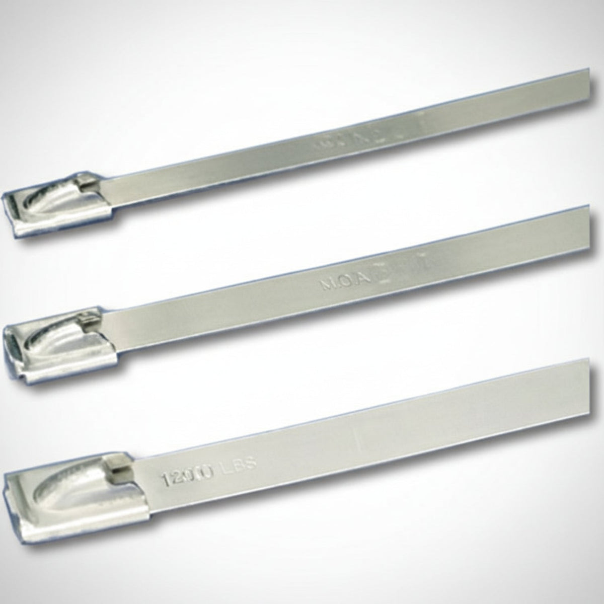Panduit 17" 600lb Pan-Steel 304 Stainless Steel Cable Ties 50/bag Part #MLT4EH-LP