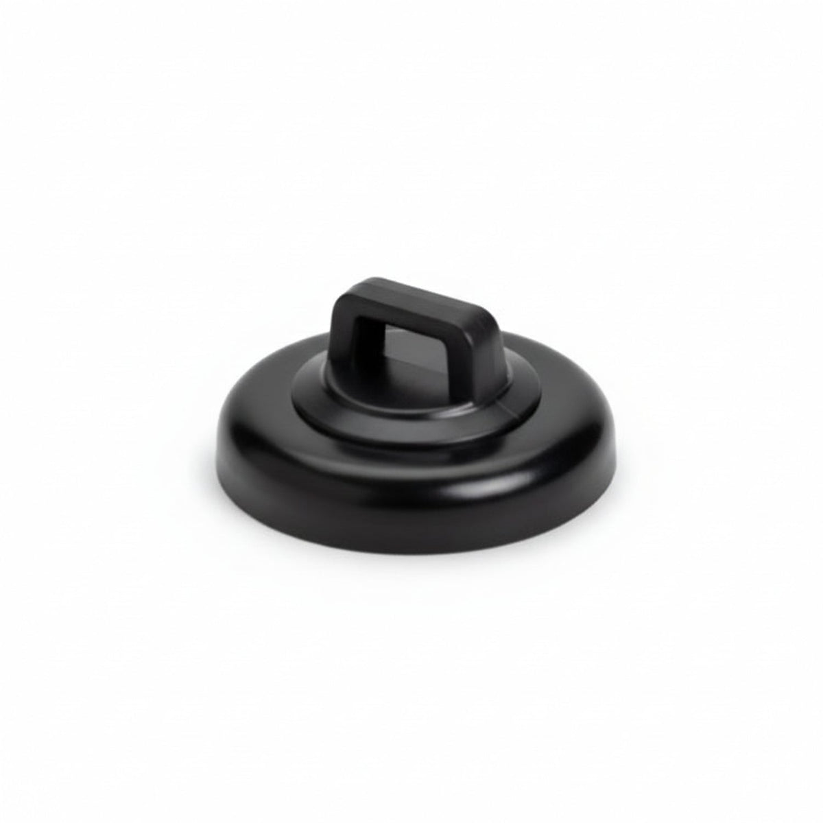 Magnetic Cable Tie Mount, Large, 0.91" Dia, Neodymium Magnet/POM/ST, 15lb Pull Force, Black, 10/bg