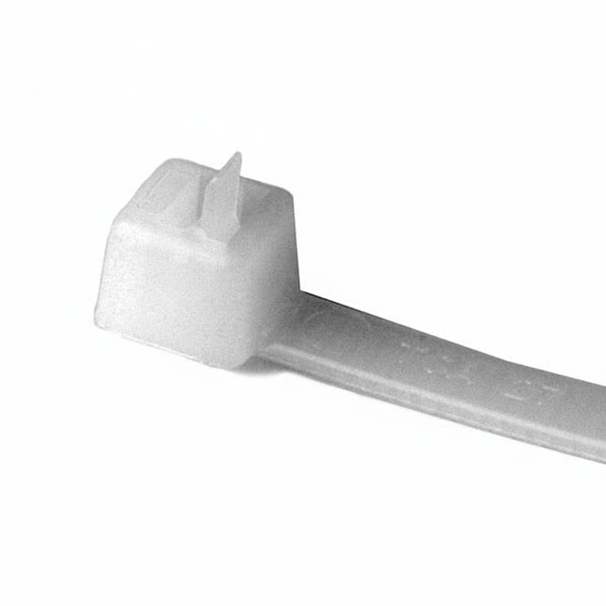 HellermannTyton RT50LL9C2 Releasable Cable Tie, Release Tab, 15" Long, 50 lb Tensile Strength, PA66, Natural, 100/pkg