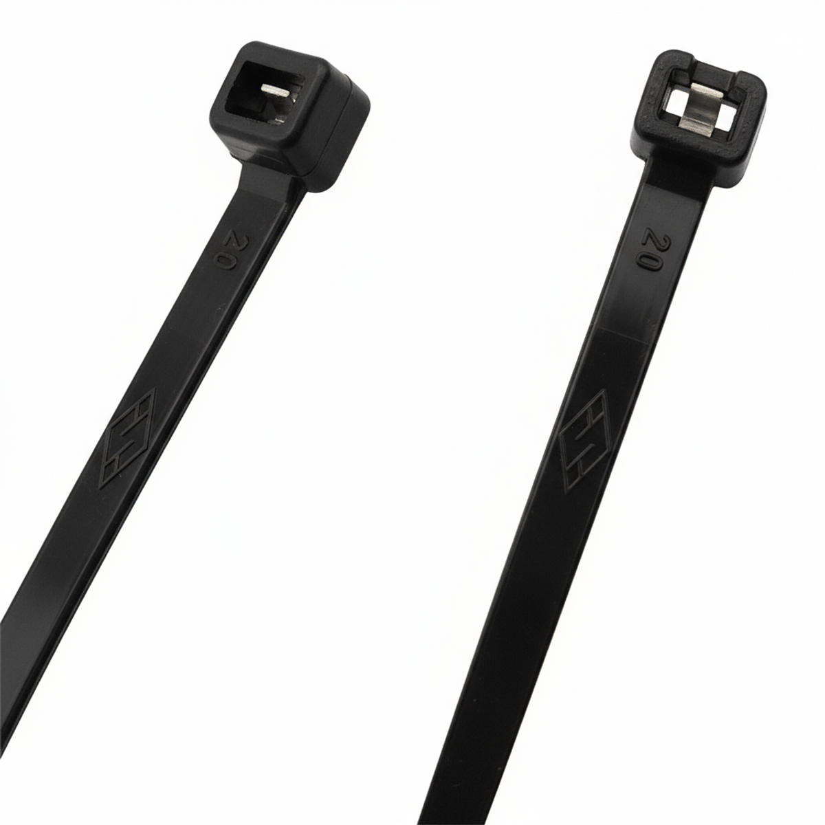 14" UV Black 120lbs Metal Tooth Cable Ties 100/bag Part #MT14-120-0C