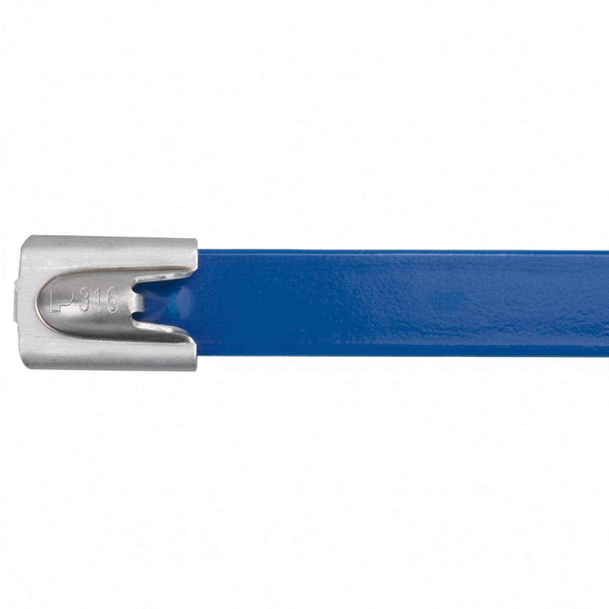 Panduit 14" 250lb Fully Coated Green Polyester 316 Pan-Steel Stainless Steel Cable Ties 50/bag Part #MLTFC4H-LP316GR