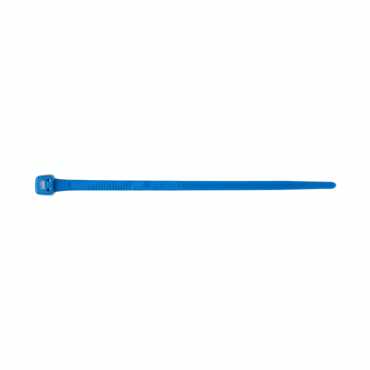 TY24M-6 Blue Polyamide (Nylon 6.6) Cable Tie (40lb Tensile Strength)
