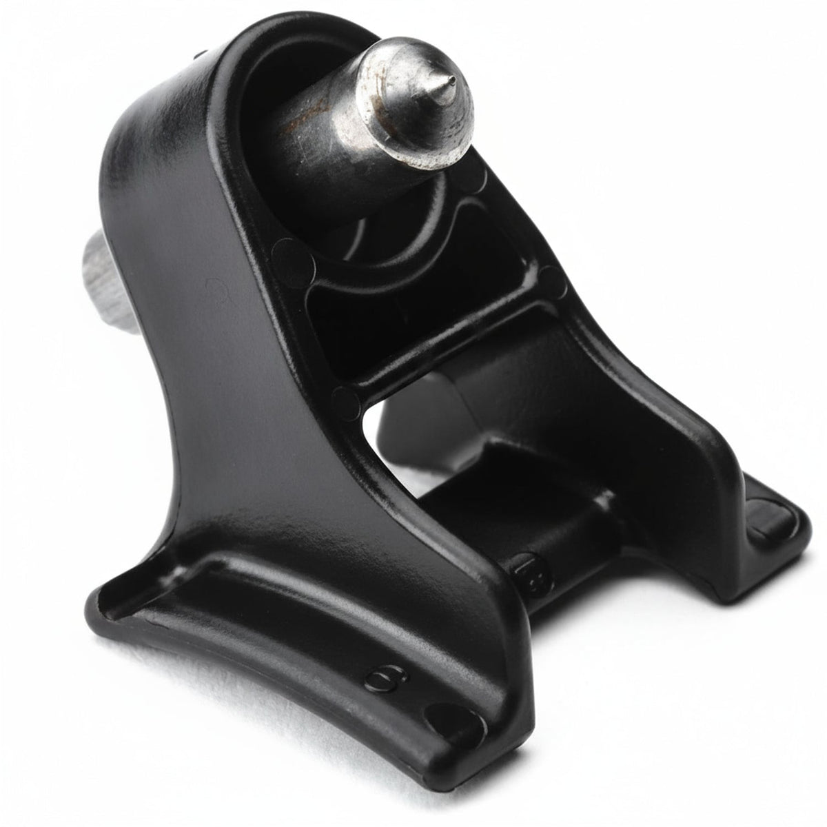 HellermannTyton WSM60IMHSUVH1 Weld Stud Mount, Max Bundle Diameter 6.0", Stud Diameter .24", PA66HIRHSUV, Black, 500/pkg