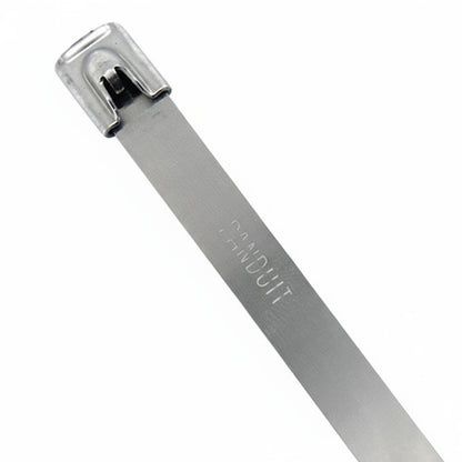 Panduit 17" 600lb Pan-Steel 304 Stainless Steel Cable Ties 50/bag Part #MLT4EH-LP