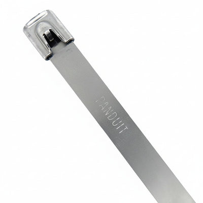 Panduit 8" 200lb Pan-Steel 304 Stainless Steel Cable Ties 100/bag Part #MLT2S-CP
