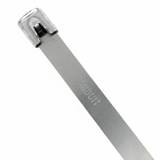 Panduit 21" 200lb Pan-Steel 304 Stainless Steel Cable Ties 100/bag Part #MLT6S-CP
