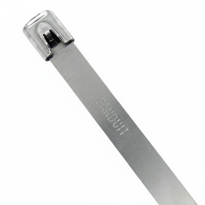 Panduit 21" 200lb Pan-Steel 304 Stainless Steel Cable Ties 100/bag Part #MLT6S-CP