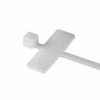 8" 18lb Natural Marker ID Horizontal Tie 100/bag