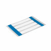 HellermannTyton 553-50068 Heat Shrink Labels, Single Side, 2-Slit, .187" (4.74mm), PO-X, White, 750/box
