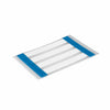 HellermannTyton 553-50011 Heat Shrink Labels, Single Side, 1-Slit, .187" (4.74mm), PO-X, White, 500/box