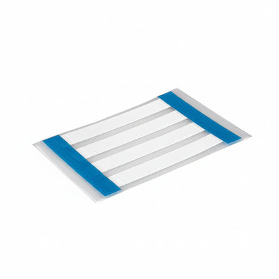 HellermannTyton 553-50011 Heat Shrink Labels, Single Side, 1-Slit, .187" (4.74mm), PO-X, White, 500/box