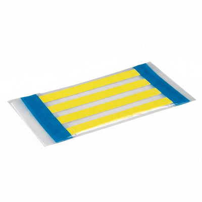 HellermannTyton 553-50005 Heat Shrink Labels, Single Side, Unslit, .125" (3.17mm), PO-X, Yellow, 250/box