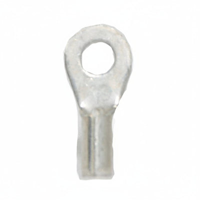 8 AWG Non-Insulated #8-10 Stud Ring Terminal- Brazed Seam 100/Bag