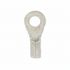 16-14 AWG Non-Insulated #8 Stud, Bare Butted Seam #8 Ring Terminals, 100/bag