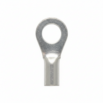 16-14 AWG Non-Insulated #10 Stud, Bare Butted Seam #10 Ring Terminals, 100/bag