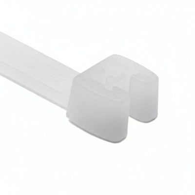 HellermannTyton 109-00142 Q Tie, 16.5" Long, 120lb Tensile Strength , PA66HS, Natural, 100/Bag