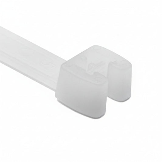 HellermannTyton 109-00144 Q Tie, 20.5" Long, 120lb Tensile Strength, PA66HS, Natural, 100/pkg