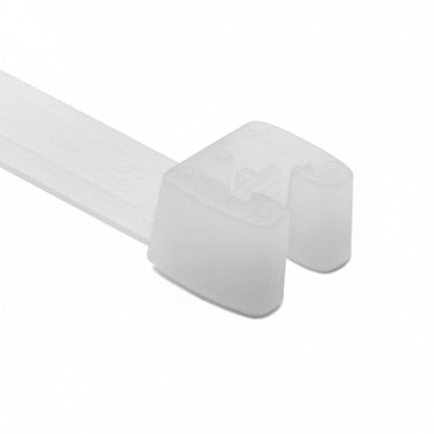 HellermannTyton 109-00144 Q Tie, 20.5" Long, 120lb Tensile Strength, PA66HS, Natural, 100/pkg