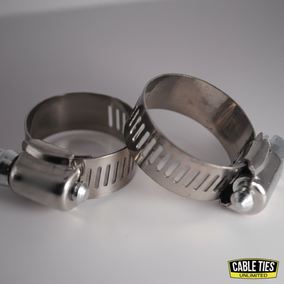 #16P Stainless Steel Hose Clamp w/ Zinc Plated Screw 10/box