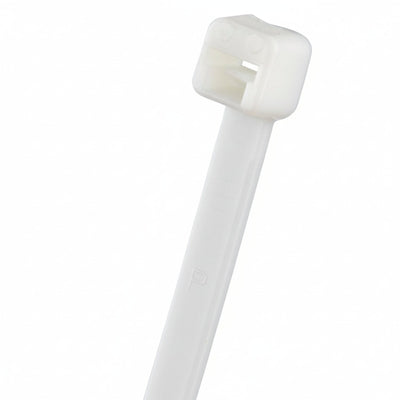 Panduit 4" 18lb. White Pan-Ty® Locking Cable Ties 1000/bag Part # PLT1M-M10