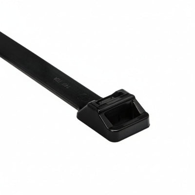 HellermannTyton 111-01196 Heavy Duty Cable Tie, 22" Long, UL Rated, 250lb Tensile Strength, PA66HIRHSUV, Black, 25/pkg