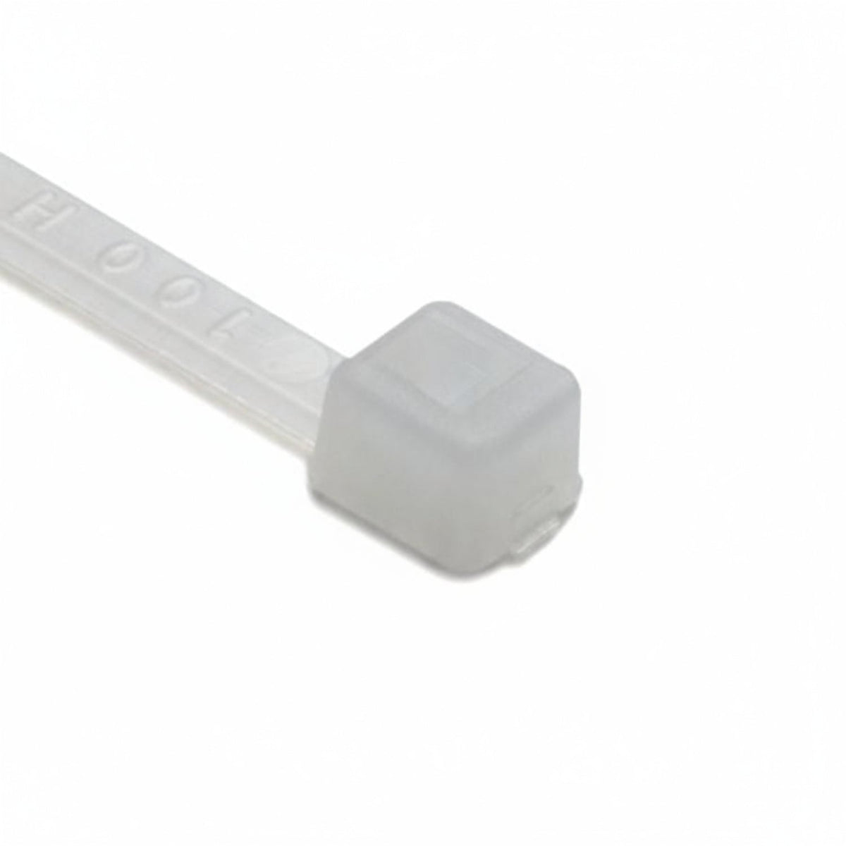 HellermannTyton T18S9C2 Standard Cable Tie, 3.3" Long, UL Rated, 18lb Tensile Strength, PA66, Natural, 100/pkg