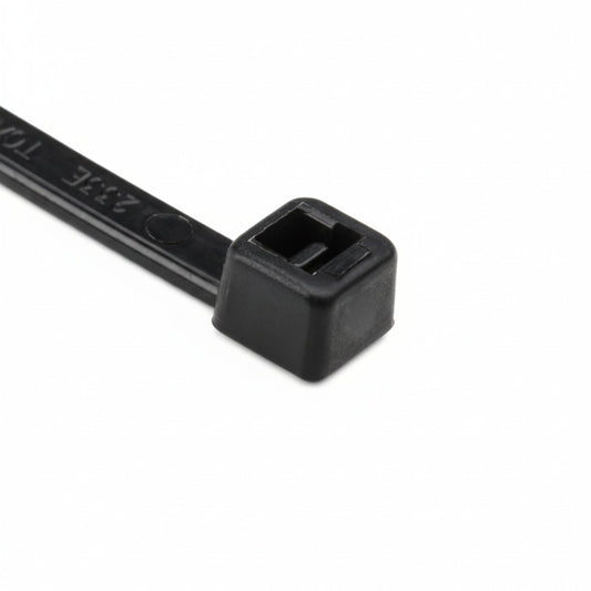 HellermannTyton T30XL0M4 Standard Cable Tie, 14" Long, UL Rated, 30lb Tensile Strength, PA66, Black, 1000/pkg