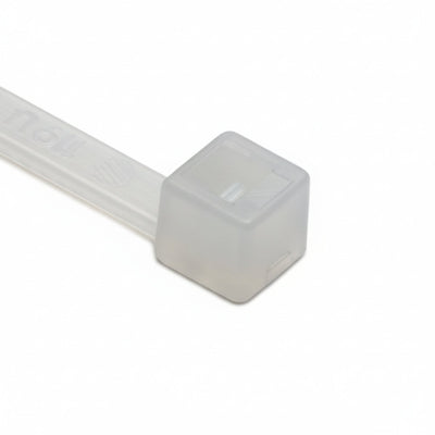 HellermannTyton T30XL9M4 Standard Cable Tie, 14" Long, UL Rated, 30lb Tensile Strength, PA66, Natural, 1000/pkg