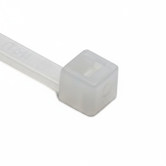 HellermannTyton T30R9M4 Standard Cable Tie, 5.8" Long, UL Rated, 30lb Tensile Strength, PA66, Natural, 1000/pkg