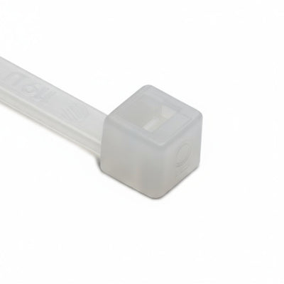 HellermannTyton T30R9M4 Standard Cable Tie, 5.8" Long, UL Rated, 30lb Tensile Strength, PA66, Natural, 1000/pkg