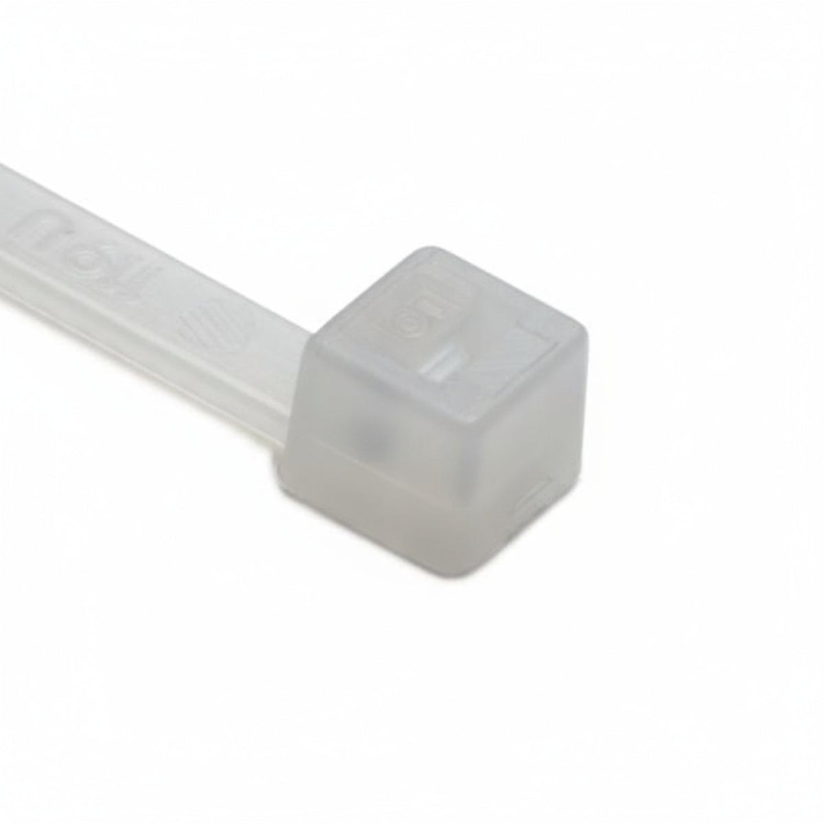 HellermannTyton T30L9C2 Standard Cable Tie, 7.8" Long, UL Rated, 30lb Tensile Strength, PA66, Natural, 100/pkg