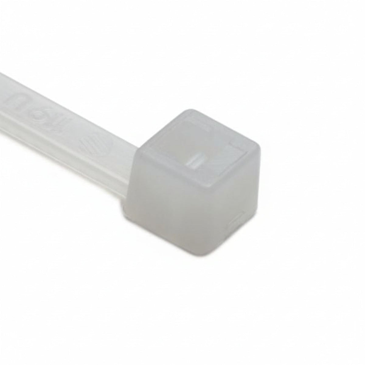 HellermannTyton T30LL9M4 Standard Cable Tie, 11.4" Long, UL Rated, 30lb Tensile Strength, PA66, Natural, 1000/pkg