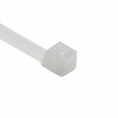 HellermannTyton T40R9M4 Standard Cable Tie, 8.3" Long, UL Rated, 40lb Tensile Strength, PA66, Natural, 1000/pkg