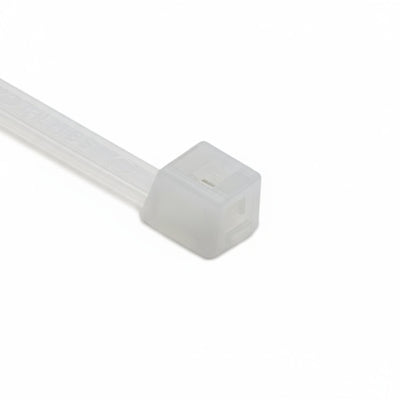 HellermannTyton T40L9C2 Standard Cable Tie, 14.6" Long, UL Rated, 40lb Tensile Strength, PA66, Natural, 100/pkg