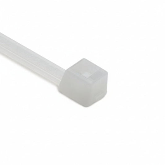 HellermannTyton T40I9M4 Standard Cable Tie, 11.6" Long, UL Rated, 40lb Tensile Strength, PA66, Natural, 1000/pkg