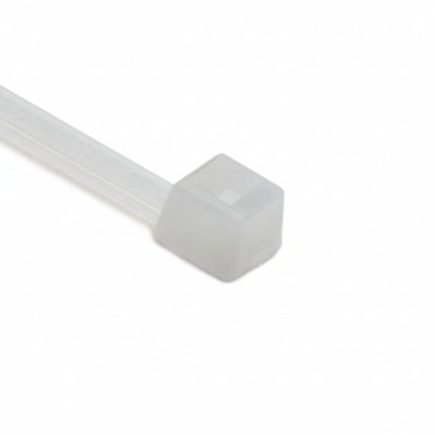 HellermannTyton T40I9M4 Standard Cable Tie, 11.6" Long, UL Rated, 40lb Tensile Strength, PA66, Natural, 1000/pkg