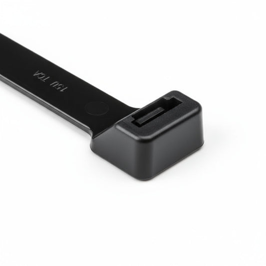 HellermannTyton T255R0HIRX2 Heavy Duty Cable Tie, 20" Long, UL Rated, 250lb Tensile Strength, PA66HIRHSUV, Black, 25/pkg