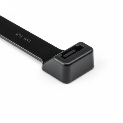 HellermannTyton T255R0HIRX2 Heavy Duty Cable Tie, 20" Long, UL Rated, 250lb Tensile Strength, PA66HIRHSUV, Black, 25/pkg