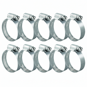 #48S All Stainless Steel Hose Clamp 10/box