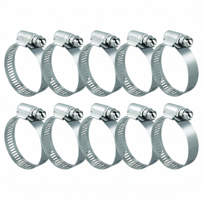 #48S All Stainless Steel Hose Clamp 10/box