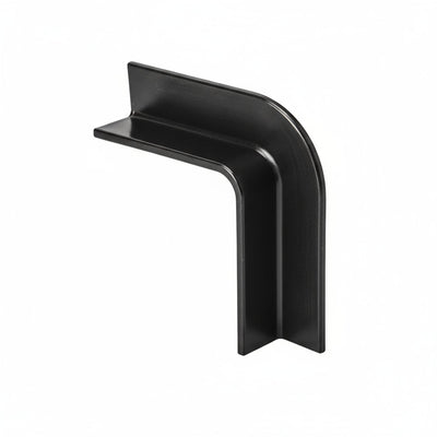 HellermannTyton 133-01479 Mini-Channel, 1.52" Long, 90-Degree Angle, Small, PPT20, Black, 3500/pkg
