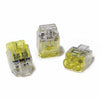 HellermannTyton 148-90048 HelaCon Plus Mini, Push-In Style Wire Connector, Double Spring, 2-Port, (PC), Yellow, 500/pkg
